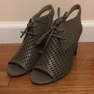 Sole Society Open Toed Booties